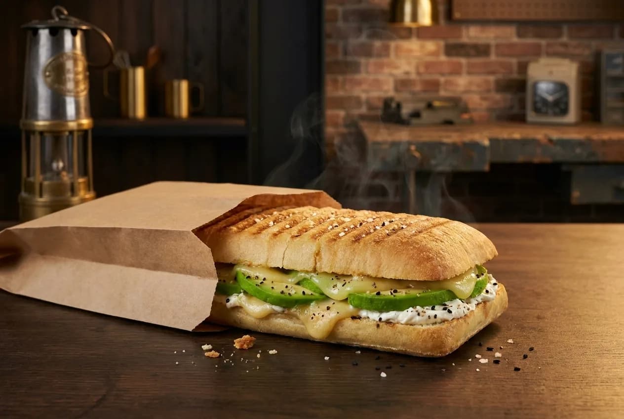Das grüne Flöz — Avocado · Frischkäse · Meersalz · schwarzer Pfeffer
