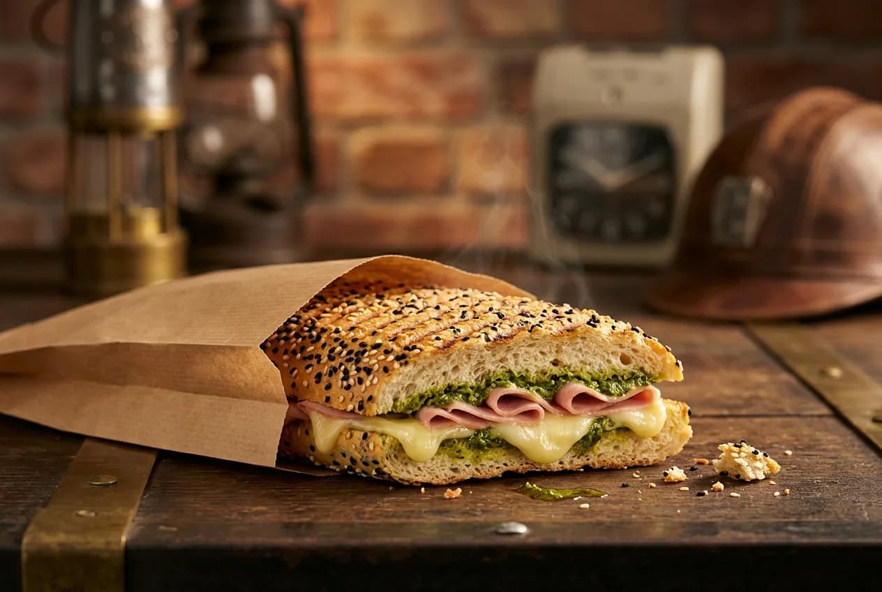 Der Steiger — Hinterkochschinken · Allgäuer Schmelzkäse · Pesto alla Genovese